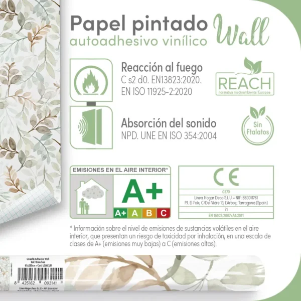 papel pintado Branches - Lineafix Adhesive Wall - lineahogar - detalles producto