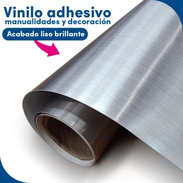 vinilo Adhesivo - Aluminium - lineahogar - Lineafix Adhesive - imagen producto