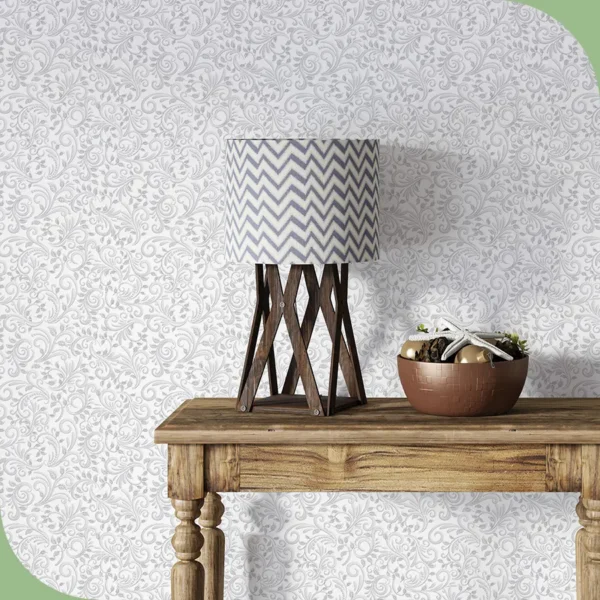 Papel pintado vinílico Annata white - lineahogar - Lineafix Adhesive Wall - imagen producto