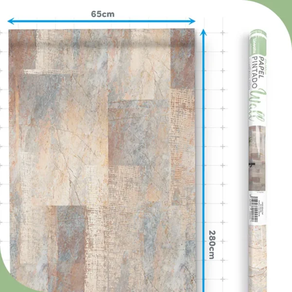Papel pintado vinílico Atacama - lineahogar - Lineafix Adhesive Wall - imagen producto