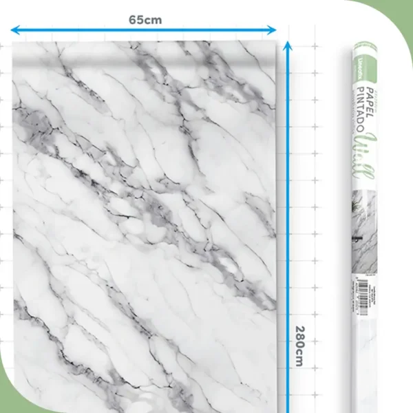 Papel pintado vinílico Calacatta - lineahogar - Lineafix Adhesive Wall - imagen producto