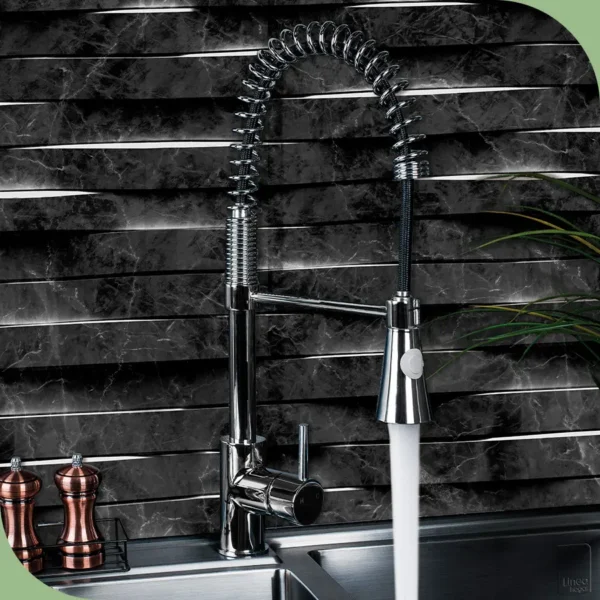 Papel pintado vinílico Carrara Black - lineahogar - Lineafix Adhesive Wall - imagen producto