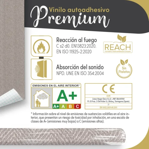 Vinilo autoadhesivo Premium Cima oscura - lineahogar - Lineafix Adhesive Premium - imagen producto