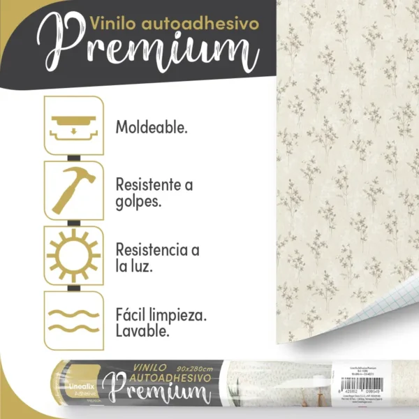 Vinilo autoadhesivo Premium Fiore - lineahogar - Lineafix Adhesive Premium - imagen producto