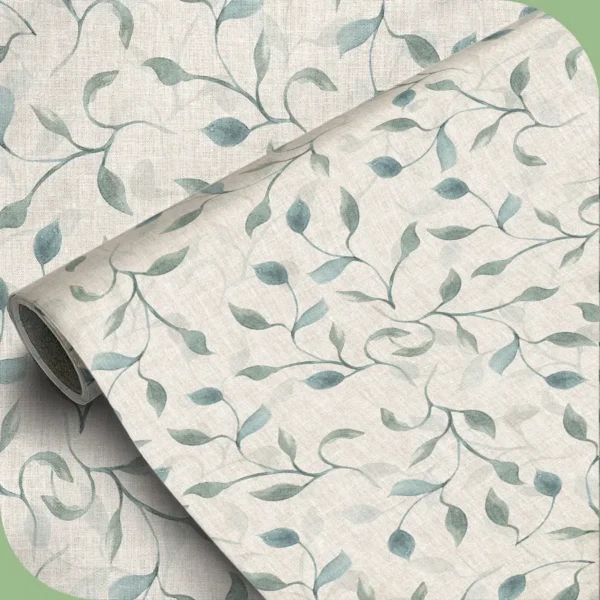 Papel pintado vinílico Hoja Verde - lineahogar - Lineafix Adhesive Wall - imagen producto