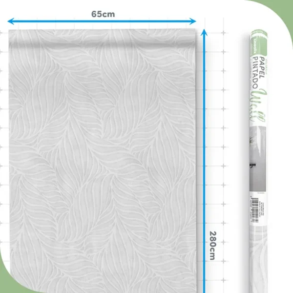 Papel pintado vinílico Hojaldre Claro - lineahogar - Lineafix Adhesive Wall - imagen producto