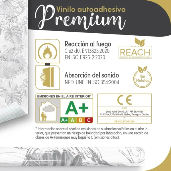 Vinilo autoadhesivo Premium Jaguar - lineahogar - Lineafix Adhesive Premium - imagen producto