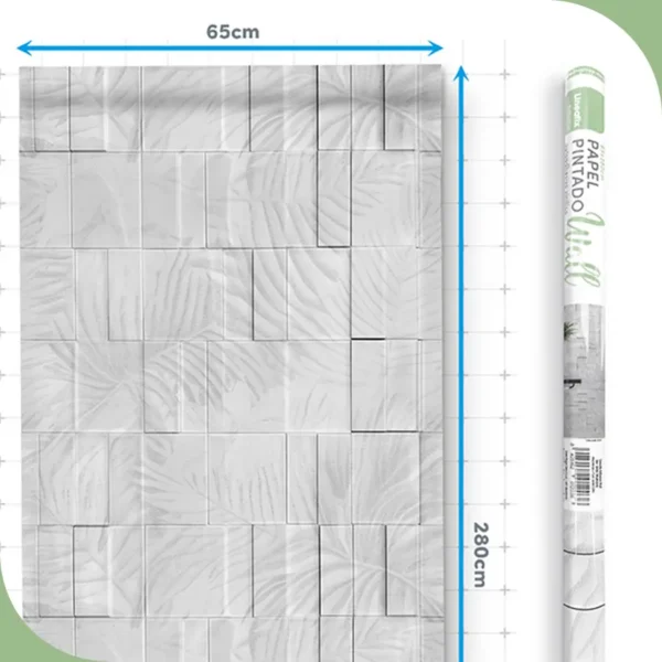Papel pintado vinílico Karo Palmeras - lineahogar - Lineafix Adhesive Wall - imagen producto
