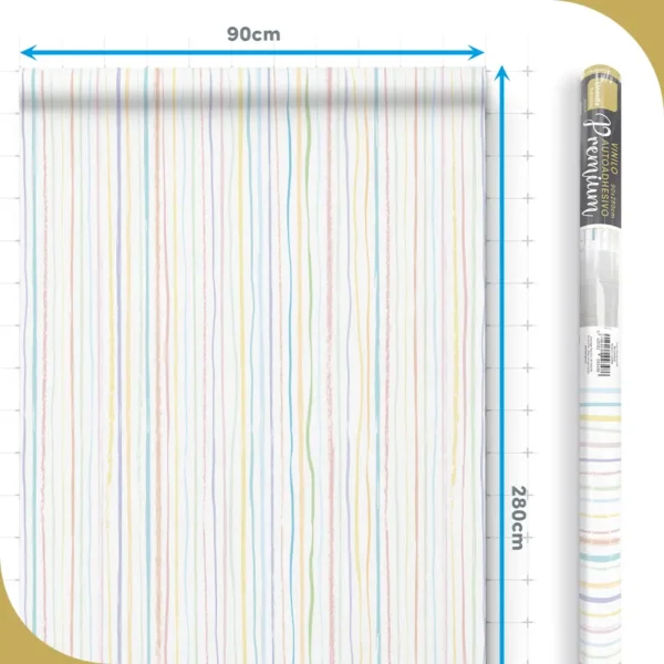 Vinilo autoadhesivo Premium LINEA PASTEL - lineahogar - Lineafix Adhesive Premium - imagen producto
