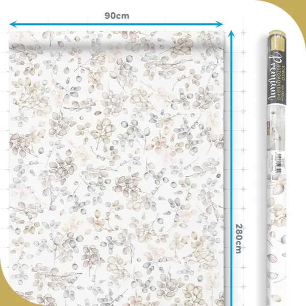 Vinilo autoadhesivo Premium LUNARIA BEIGE - lineahogar - Lineafix Adhesive Premium - imagen producto