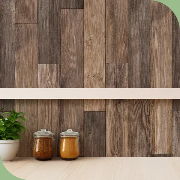 Papel pintado vinílico Madeira Cedar - lineahogar - Lineafix Adhesive Wall - imagen producto
