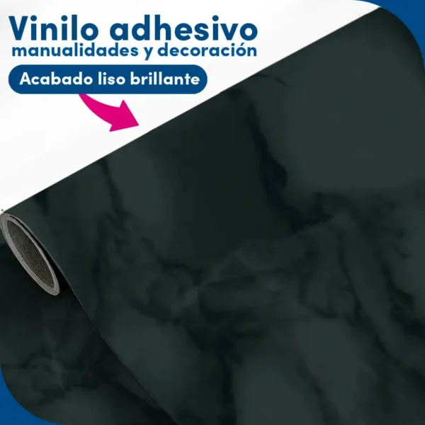 vinilo Adhesivo Mármol negro - lineahogar - Lineafix Adhesive - imagen producto