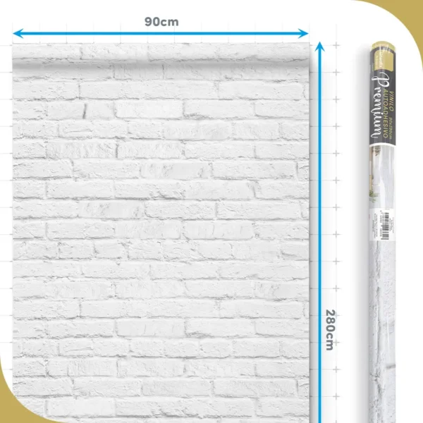 Vinilo autoadhesivo Premium Muro blanco - lineahogar - Lineafix Adhesive Premium - imagen producto