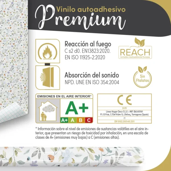 Vinilo autoadhesivo Premium Nastia Otoño - lineahogar - Lineafix Adhesive Premium - imagen producto