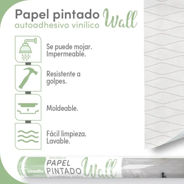 Papel pintado vinílico Oracle - lineahogar - Lineafix Adhesive Wall - imagen producto