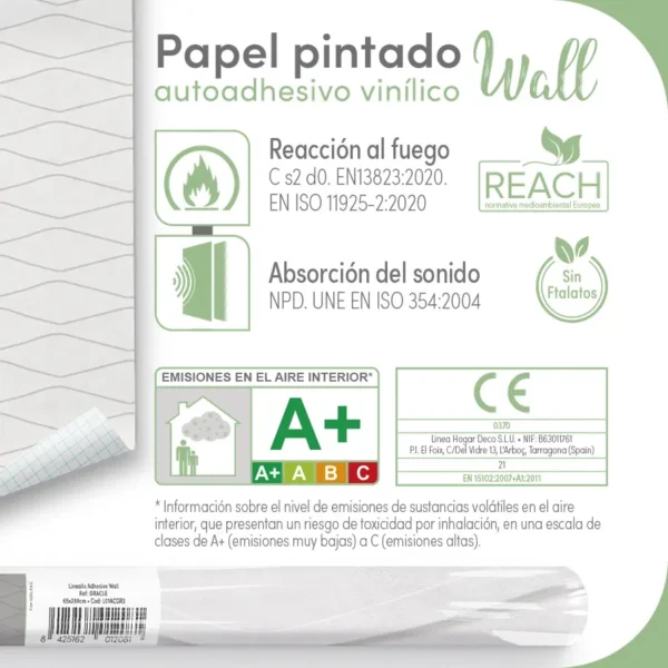 Papel pintado vinílico Oracle - lineahogar - Lineafix Adhesive Wall - imagen producto