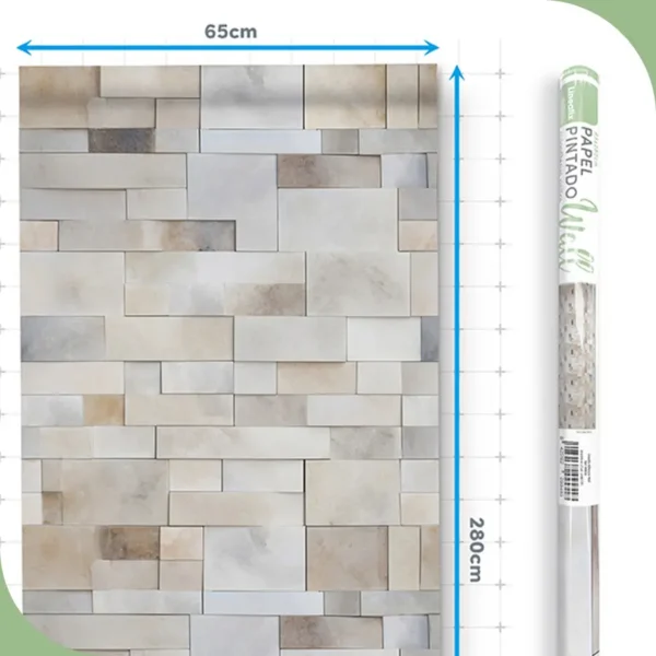 Papel pintado vinílico Paros - lineahogar - Lineafix Adhesive Wall - imagen producto