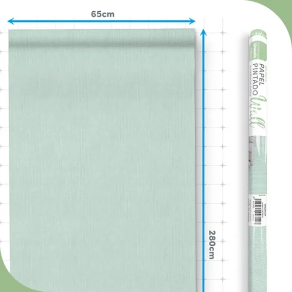 Papel pintado vinílico Prato Turquesa - lineahogar - Lineafix Adhesive Wall - imagen producto