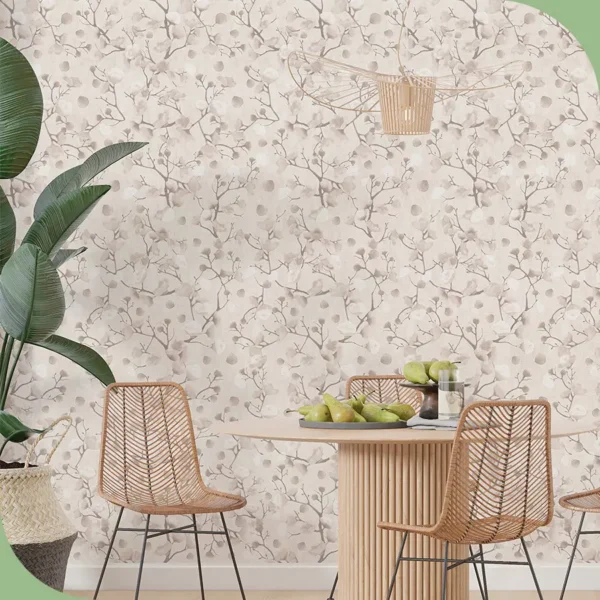 Papel pintado vinílico Rama rosa - lineahogar - Lineafix Adhesive Wall - imagen producto