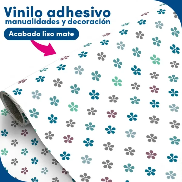 vinilo Adhesivo Rita blue - lineahogar - Lineafix Adhesive - imagen producto