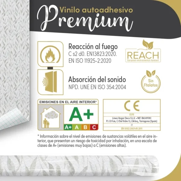 Vinilo autoadhesivo Premium Sauce gris - lineahogar - Lineafix Adhesive Premium - imagen producto