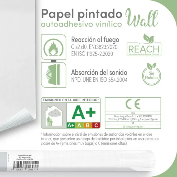 Papel pintado vinílico Sequoya - lineahogar - Lineafix Adhesive Wall - imagen producto