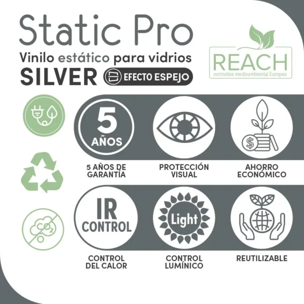 Vinilo Silver Protección Solar Silver - Lineahogar - Imagen producto