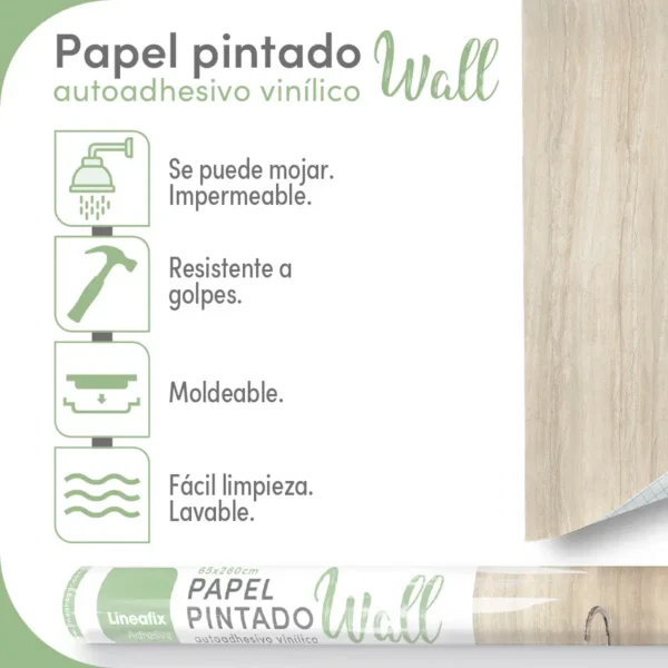 Papel pintado vinílico Steen- lineahogar - Lineafix Adhesive Wall - imagen producto
