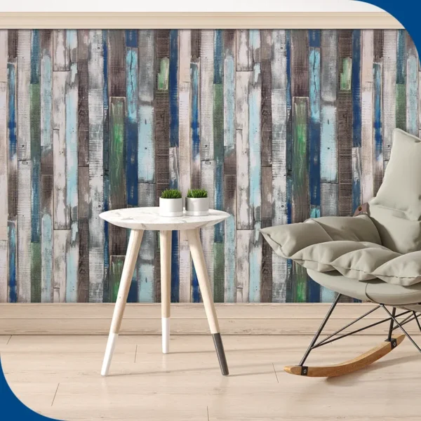 vinilo Adhesivo Tablones Aqua - madera lineahogar - Lineafix Adhesive - imagen producto