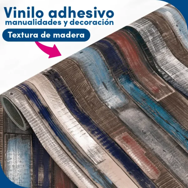 vinilo Adhesivo Tablones Chalky - madera lineahogar - Lineafix Adhesive - imagen producto