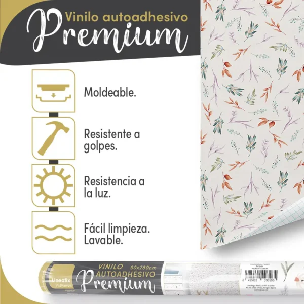 Vinilo autoadhesivo Premium Tallos - lineahogar - Lineafix Adhesive Premium - imagen producto