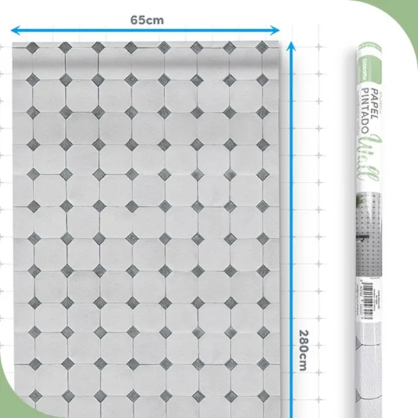Papel pintado vinílico Tegels- lineahogar - Lineafix Adhesive Wall - imagen producto