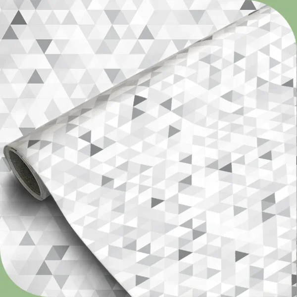 Papel pintado vinílico Trekant grey- lineahogar - Lineafix Adhesive Wall - imagen producto