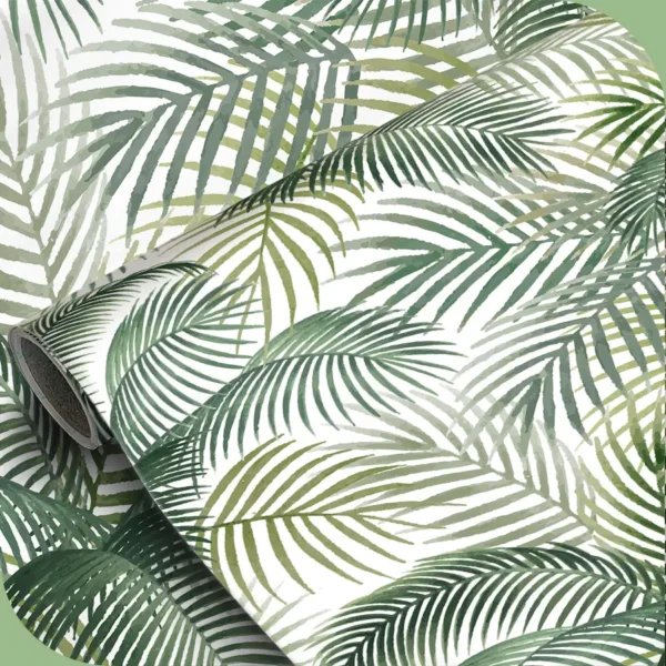 Papel pintado vinílico Tropic green - lineahogar - Lineafix Adhesive Wall - imagen producto