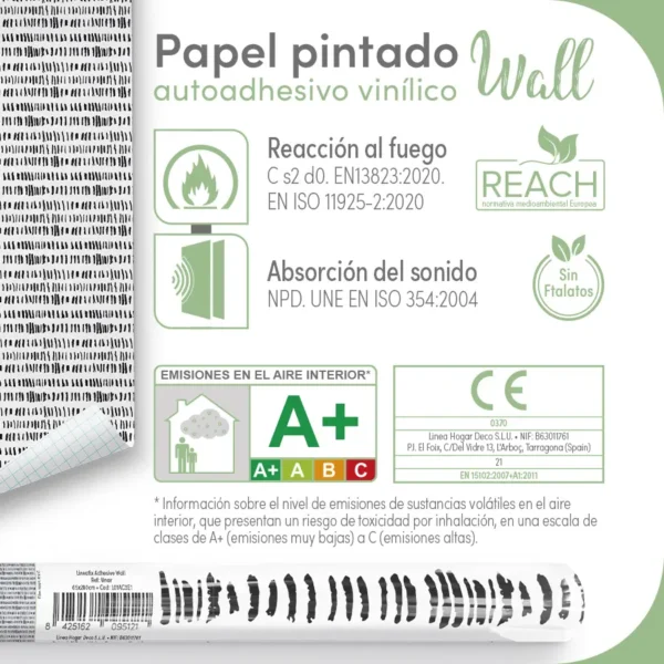 Papel pintado vinílico Unar - lineahogar - Lineafix Adhesive Wall - imagen producto