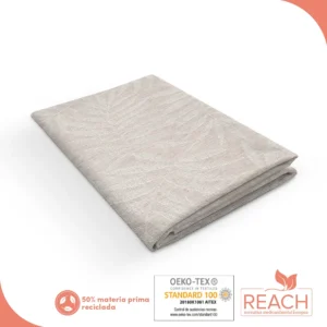 Mantel textil Midori Beige - lineahogar - Lineatable Textile Jacquard - imagen producto