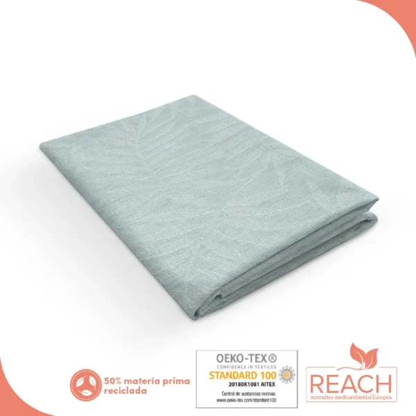 Mantel textil Midori Verde - lineahogar - Lineatable Textile Jacquard - imagen producto