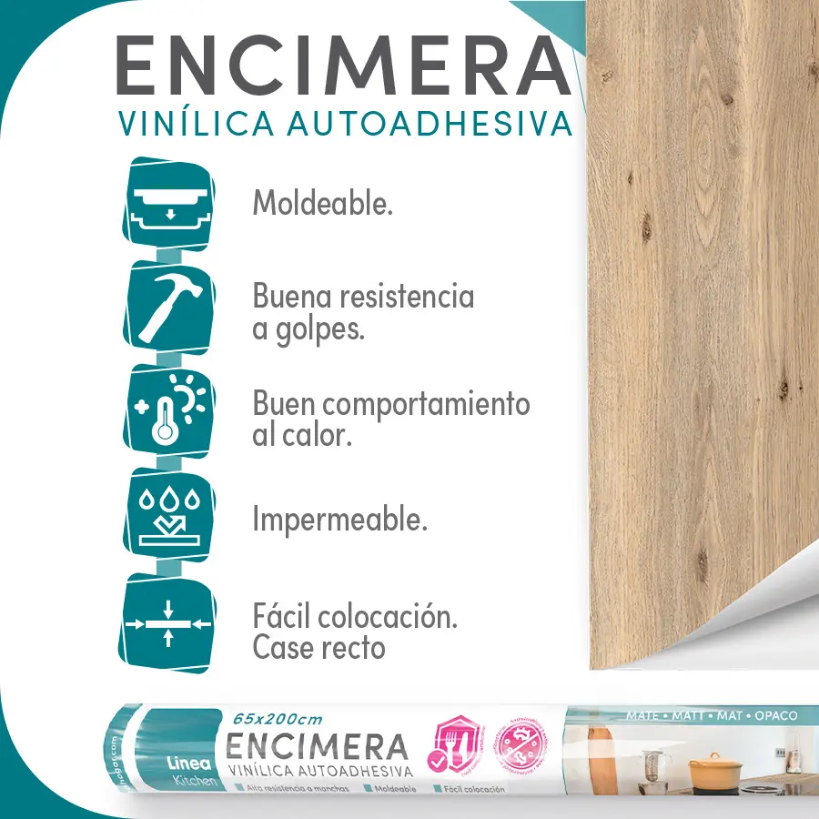 Oak - lineahogar- Lineakitchen Encimera - imagen