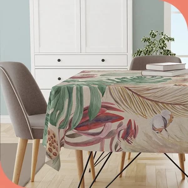 Mantel textil Otaki crema - lineahogar - Lineatable Textile - imagen producto