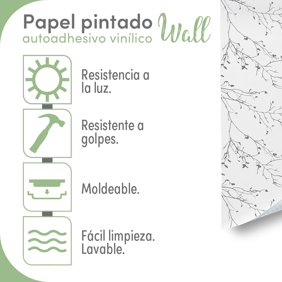 Vinilo autoadhesivo Premium GRENE - lineahogar - Lineafix Adhesive Premium - imagen producto