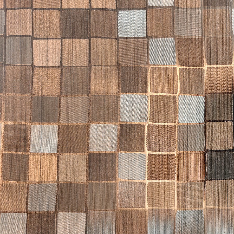 Mantel individual metalizado Lineatable - TD151 Brown