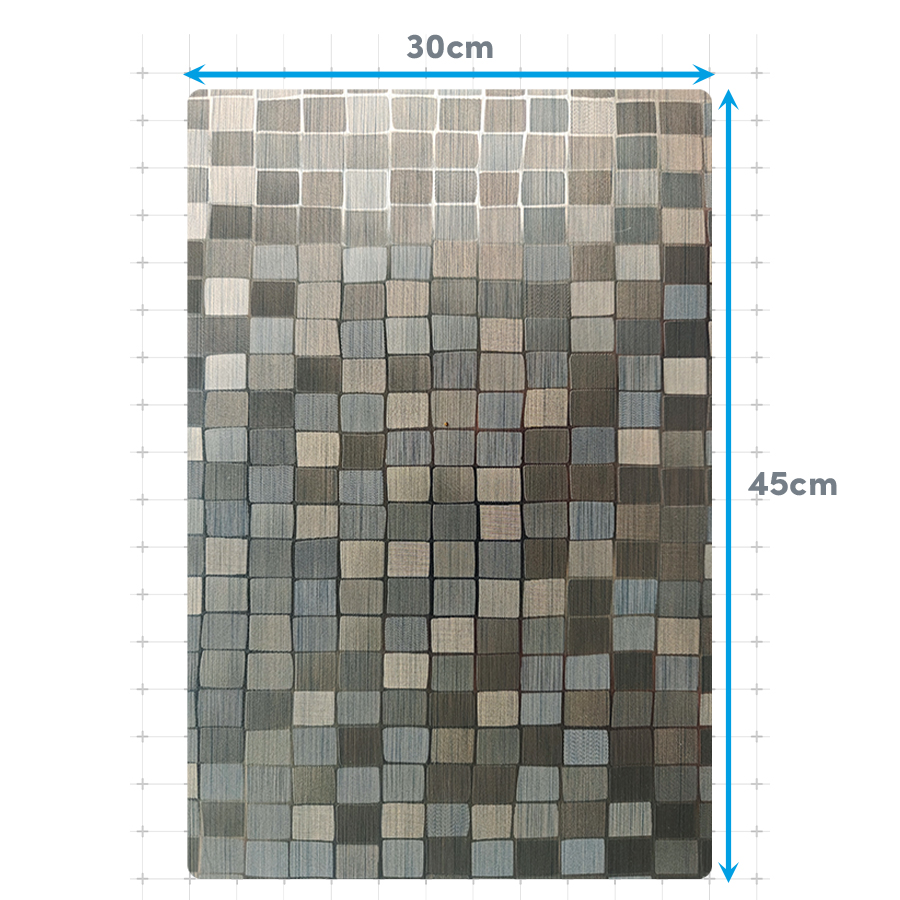 Mantel individual metalizado Lineatable - TD151 Grey