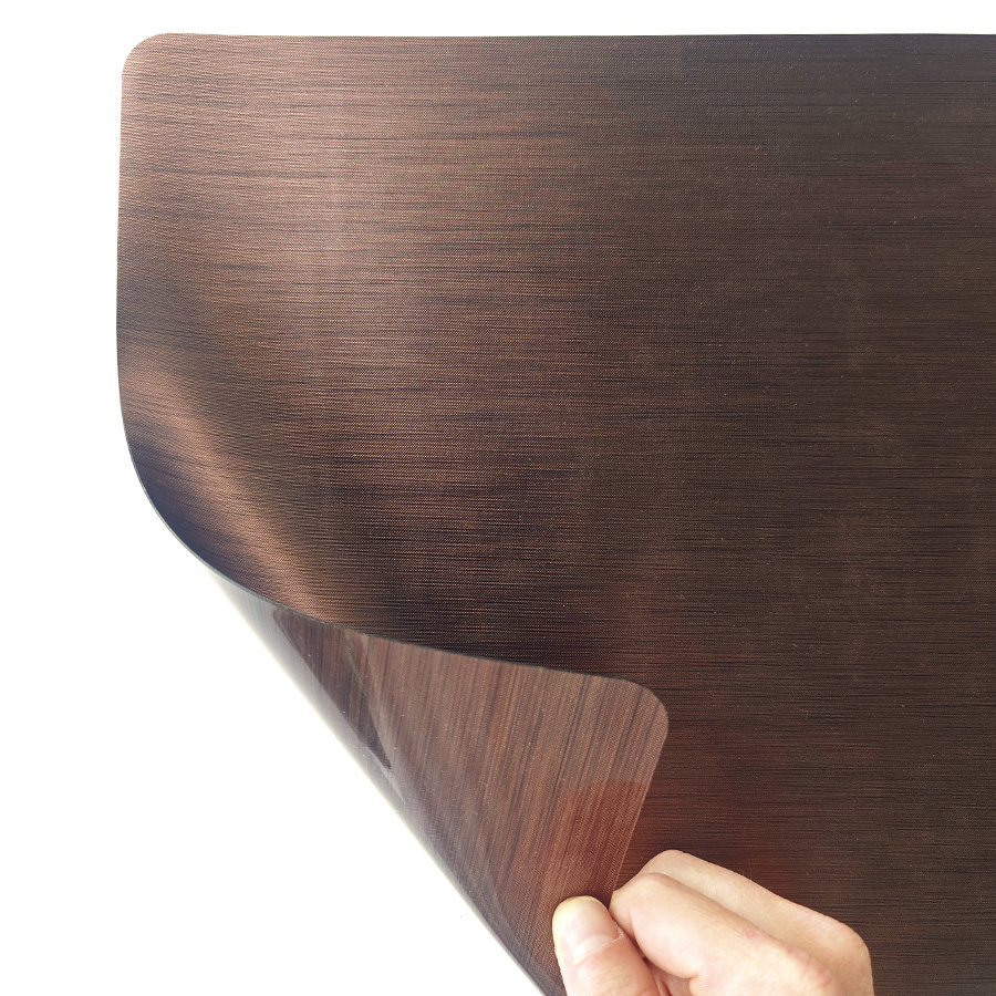 Mantel individual metalizado Lineatable - TD73 BROWN