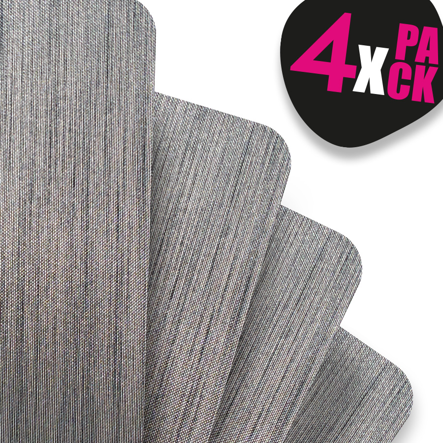 Mantel individual metalizado Lineatable - TD73 Grey