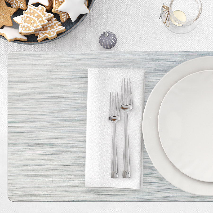 Mantel individual metalizado Lineatable - TD73 Grey