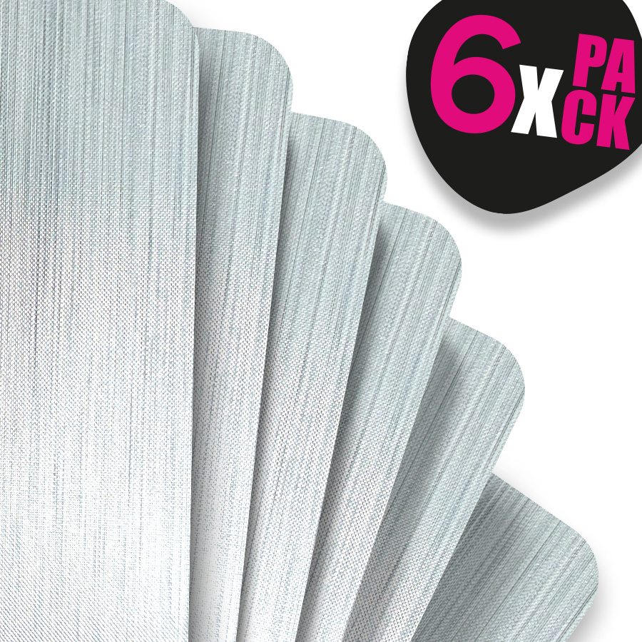 Mantel individual metalizado Lineatable - TD73 Grey