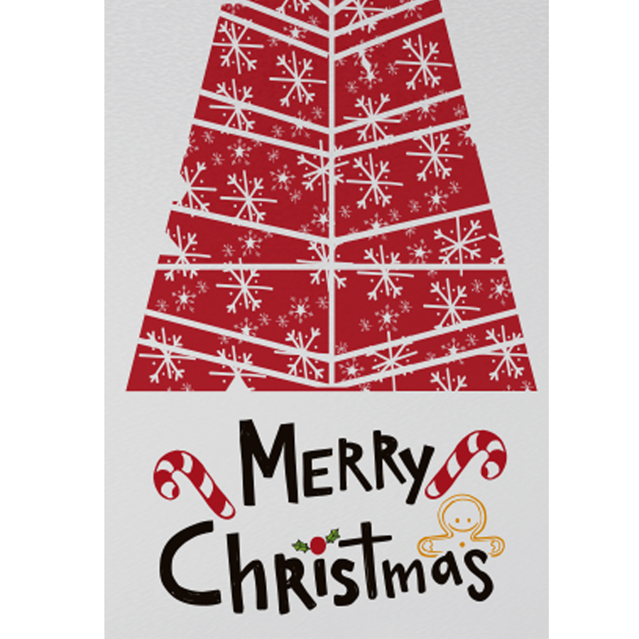 Vinilo estático Árbol Christmas red - Lineafix Static - imagen