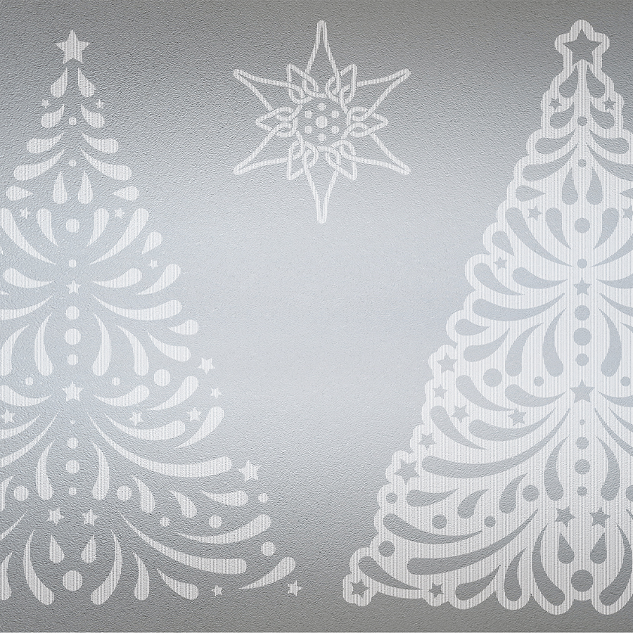 Vinilo estático Árbol blanco - Lineafix Static - imagen